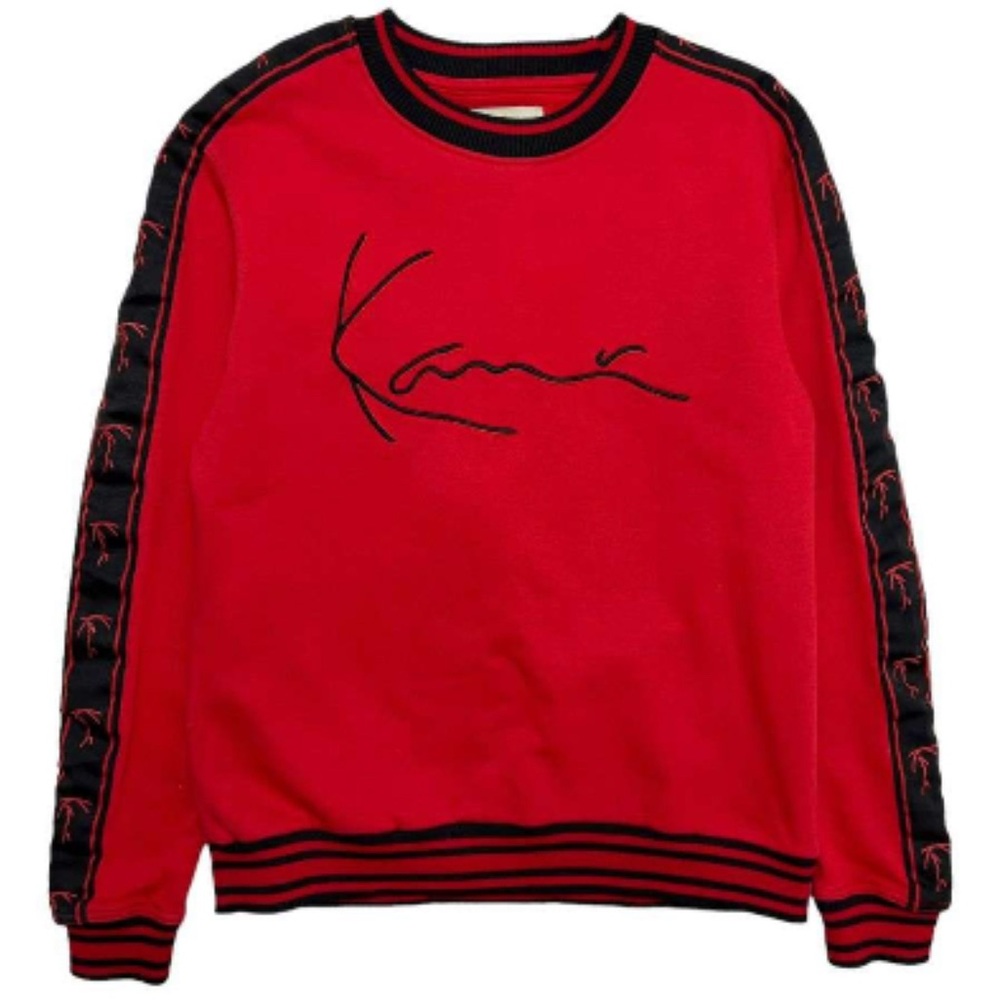 Karl Kani Red Script Hip hop Sweatshirt Mens Crew Neck‎ Size S, M, XL, XXL